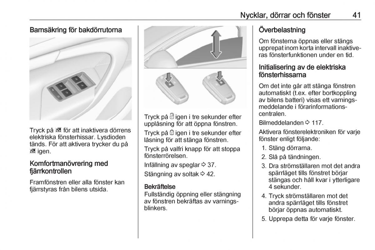 Opel Insignia A instruktionsbok / page 43