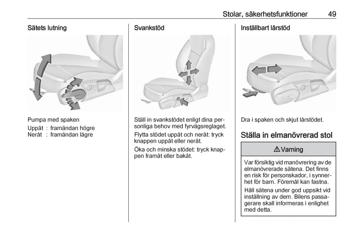 Opel Insignia A instruktionsbok / page 51