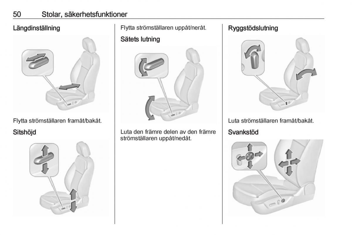 Opel Insignia A instruktionsbok / page 52