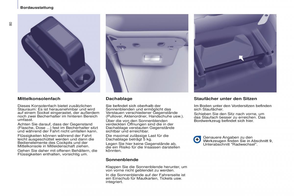 Peugeot Partner II 2 Handbuch / page 82