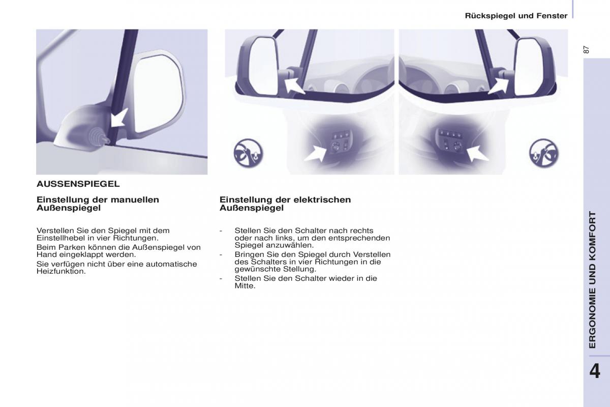 Peugeot Partner II 2 Handbuch / page 89