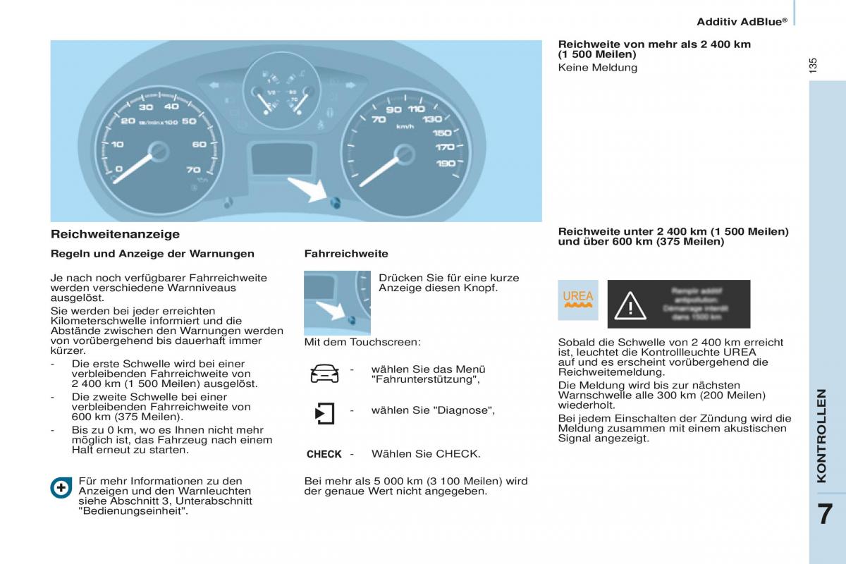 Peugeot Partner II 2 Handbuch / page 137