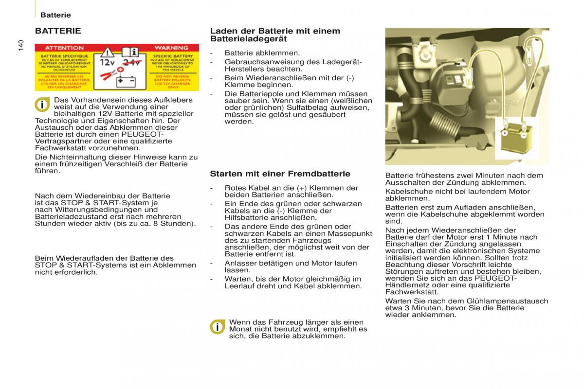 Peugeot Partner II 2 Handbuch / page 142