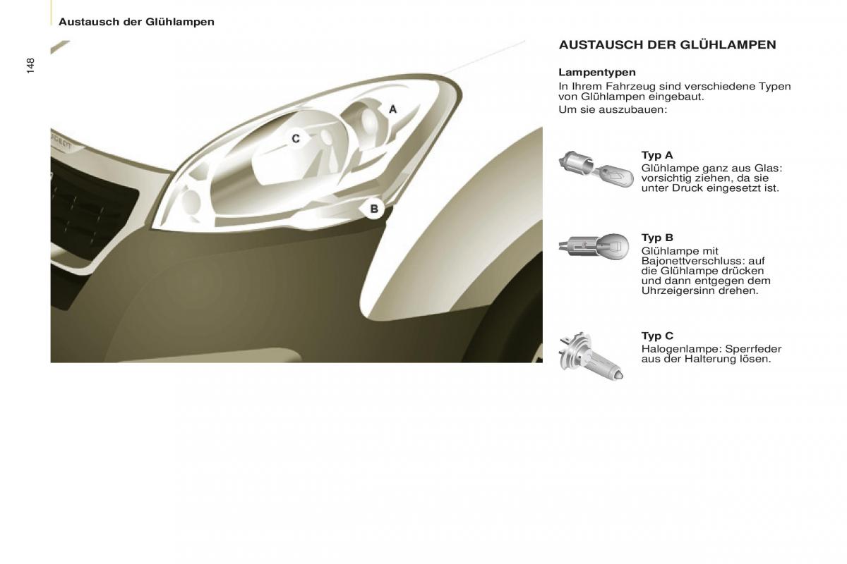 Peugeot Partner II 2 Handbuch / page 150