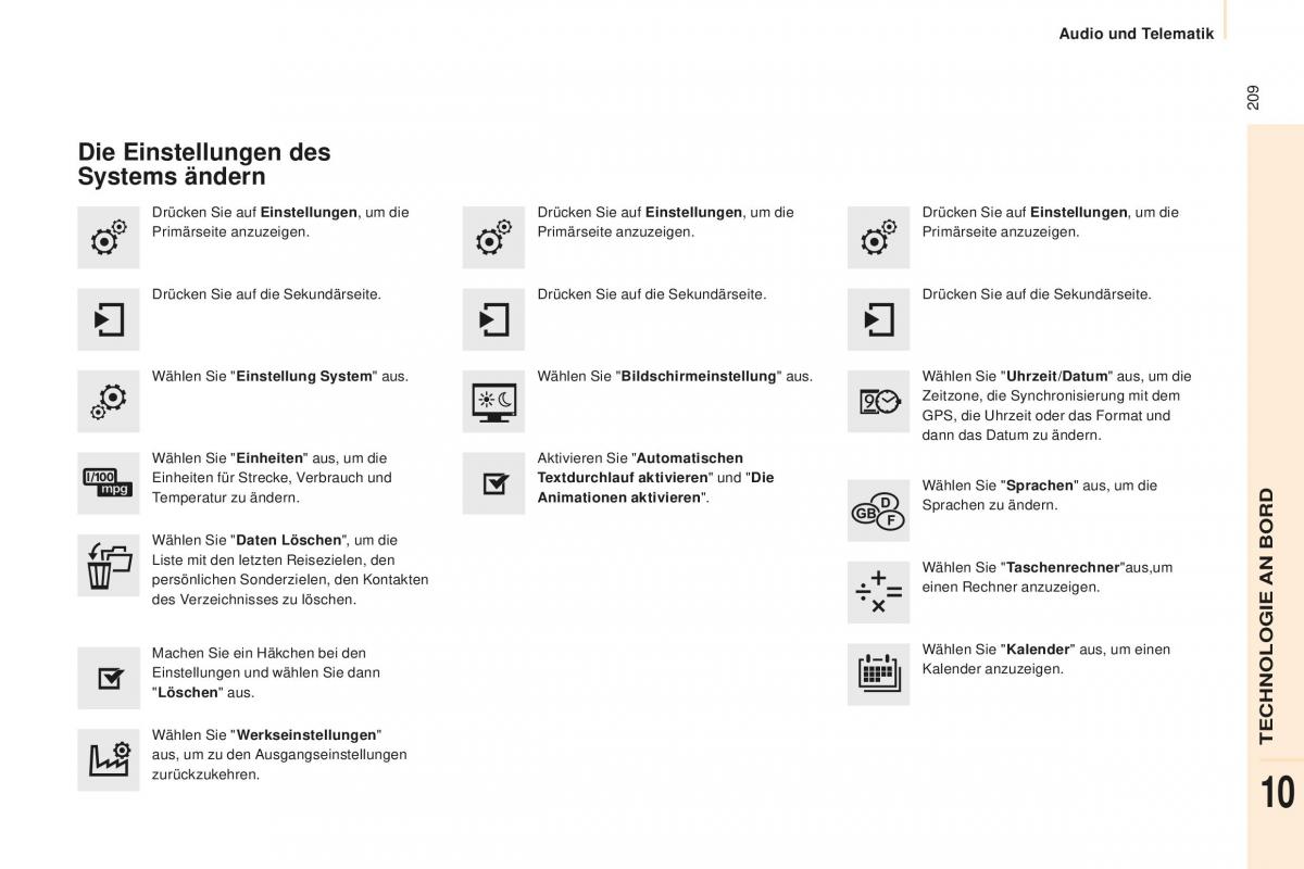 Peugeot Partner II 2 Handbuch / page 211