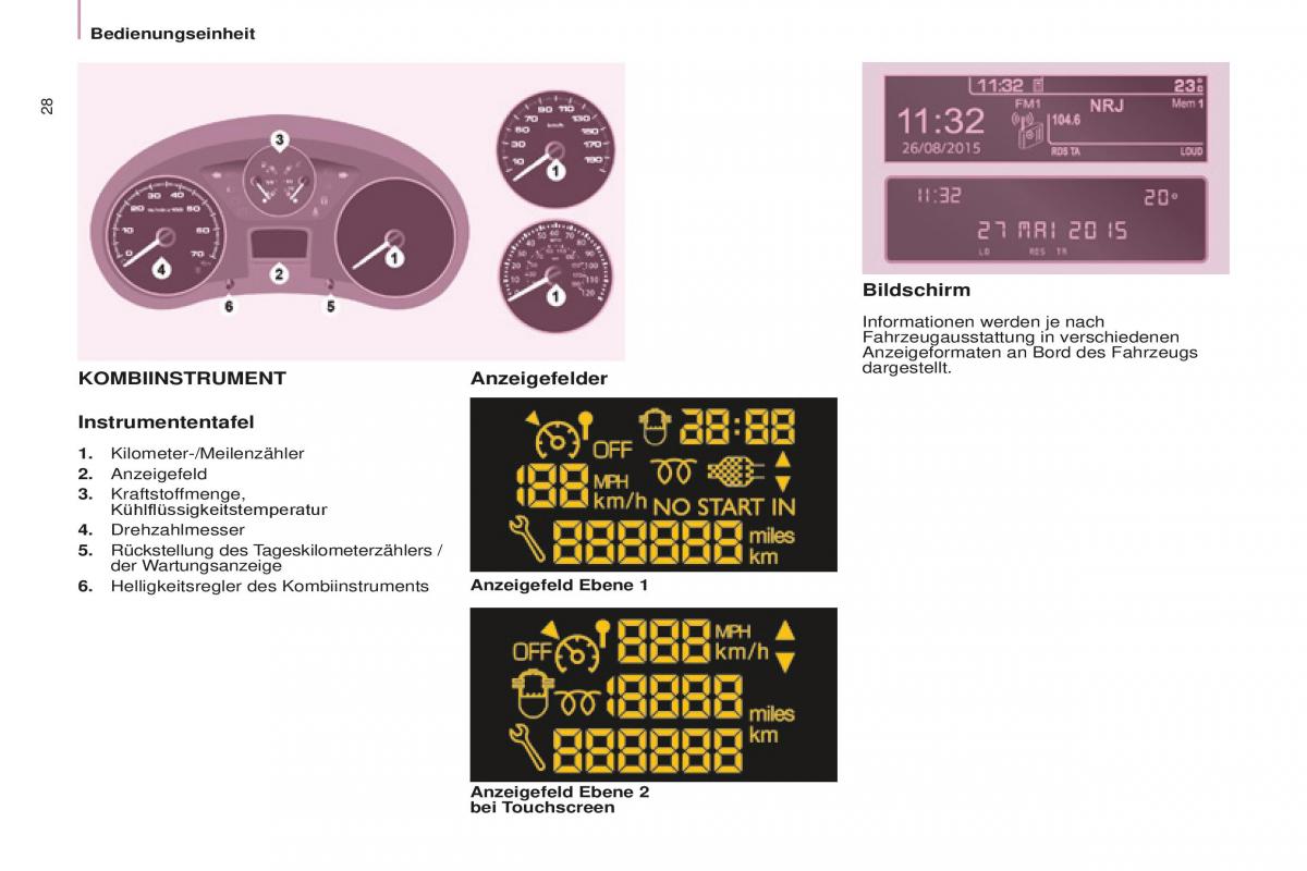 Peugeot Partner II 2 Handbuch / page 30