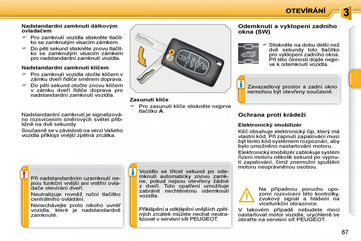 Peugeot 207 navod k obsludze / page 56