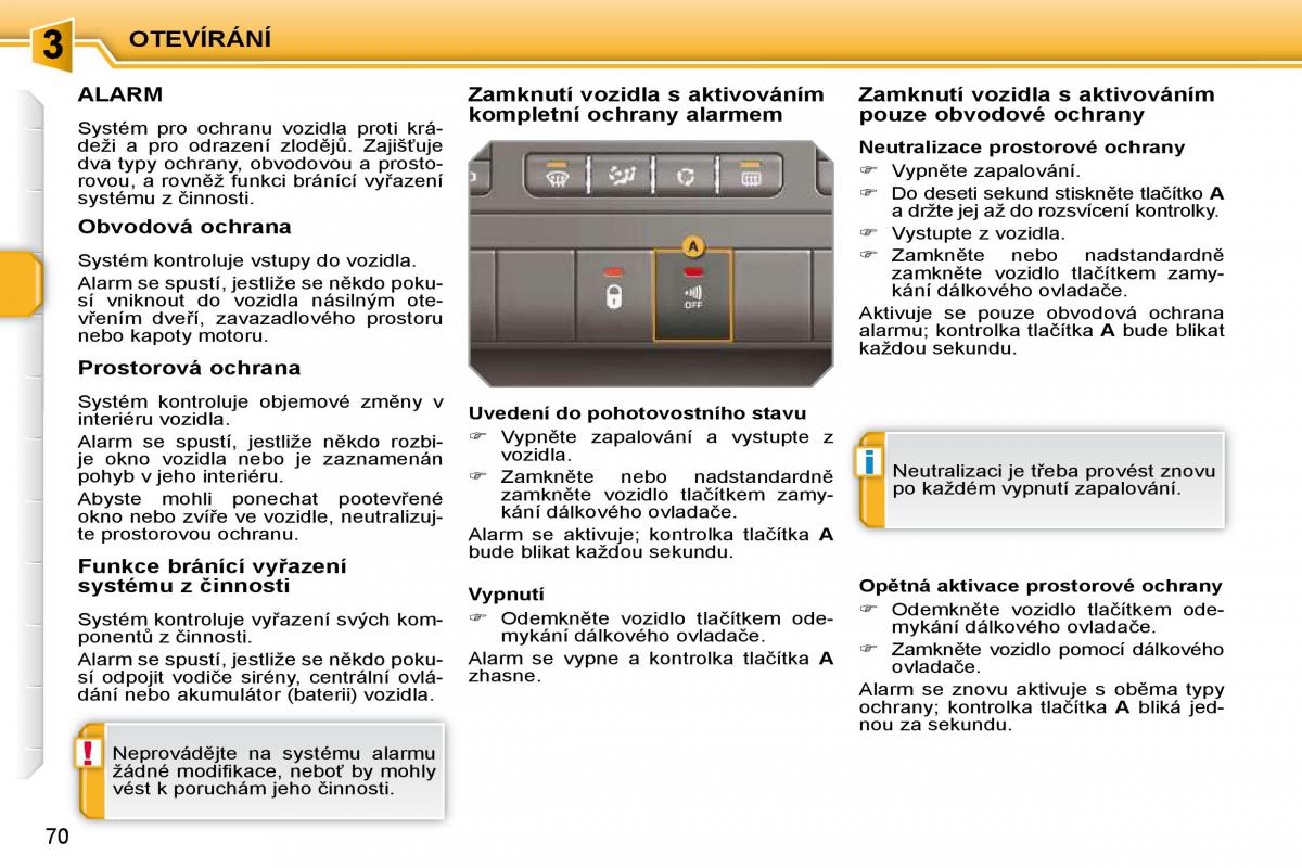 Peugeot 207 navod k obsludze / page 61