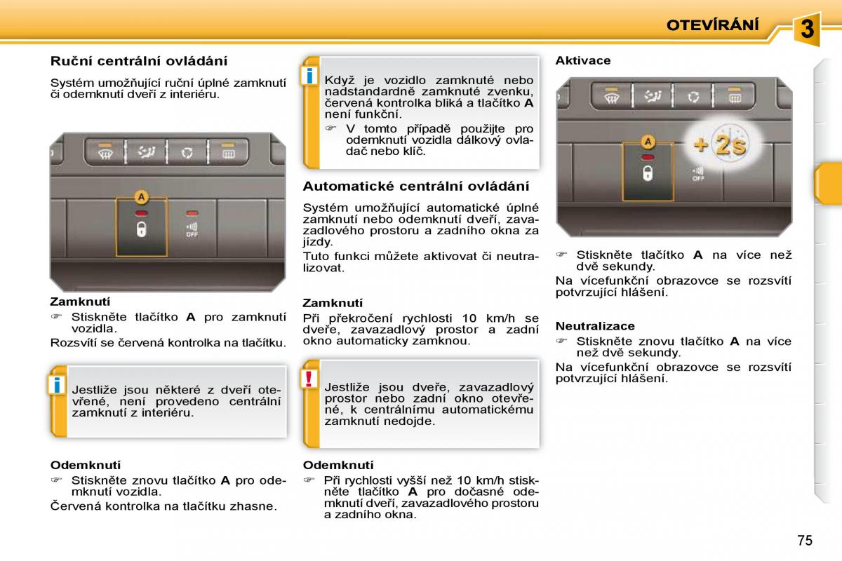 Peugeot 207 navod k obsludze / page 67