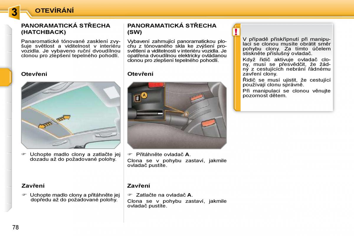 Peugeot 207 navod k obsludze / page 71