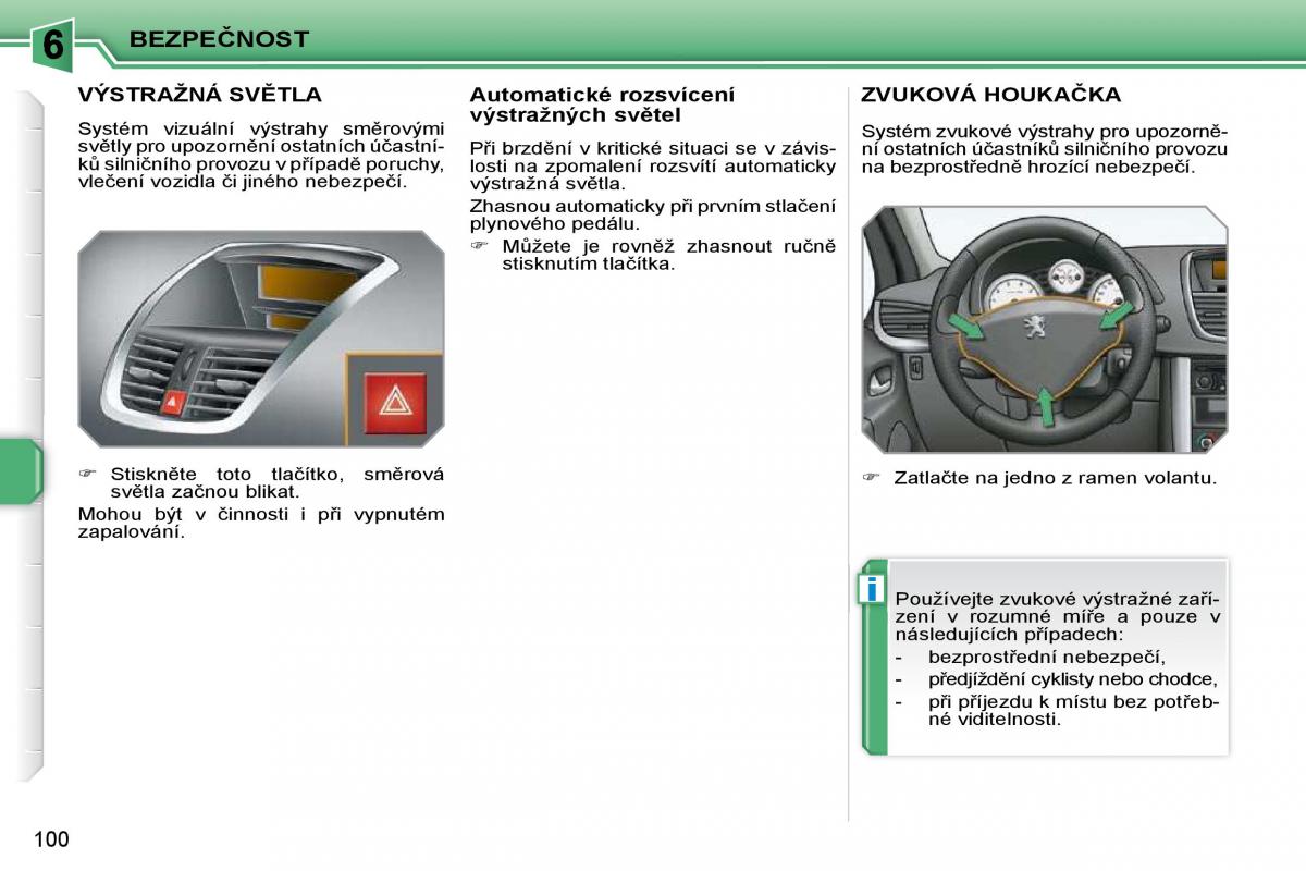 Peugeot 207 navod k obsludze / page 96