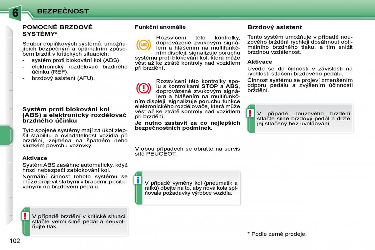 Peugeot 207 navod k obsludze / page 98