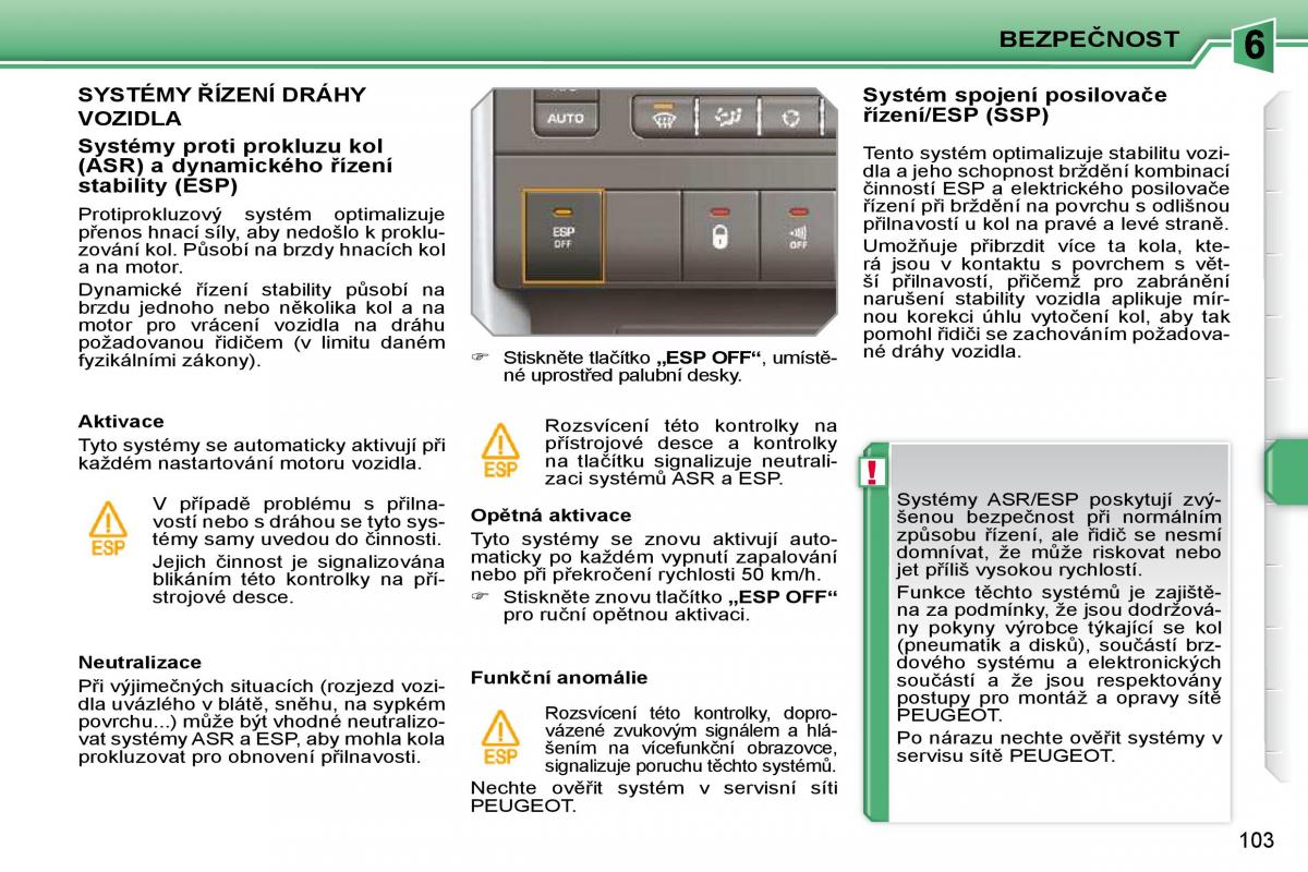 Peugeot 207 navod k obsludze / page 99