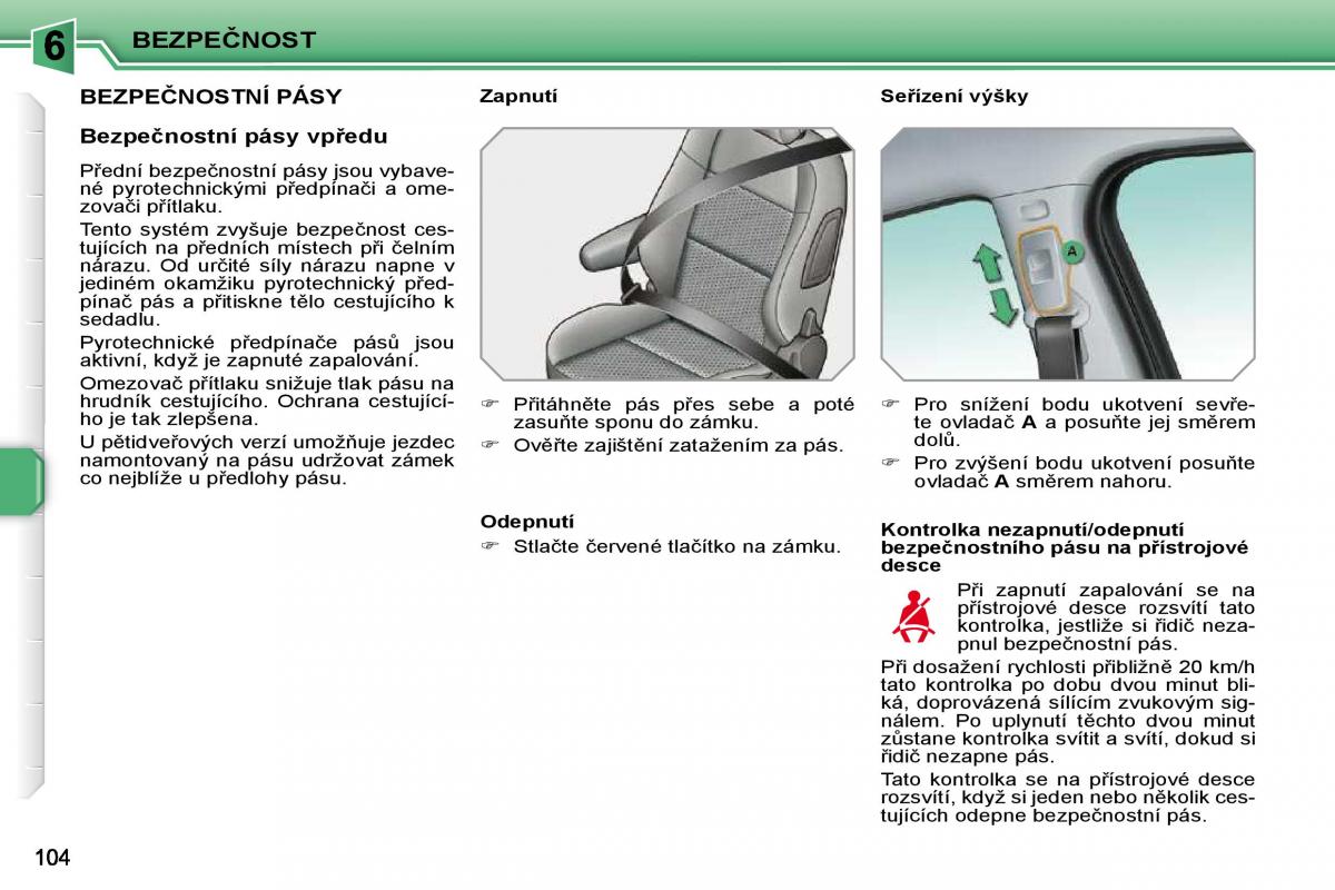 Peugeot 207 navod k obsludze / page 100