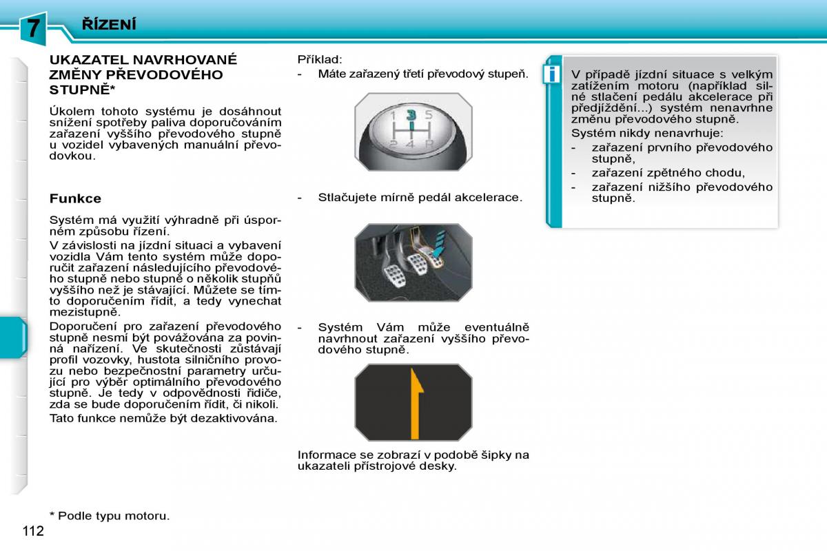 Peugeot 207 navod k obsludze / page 108