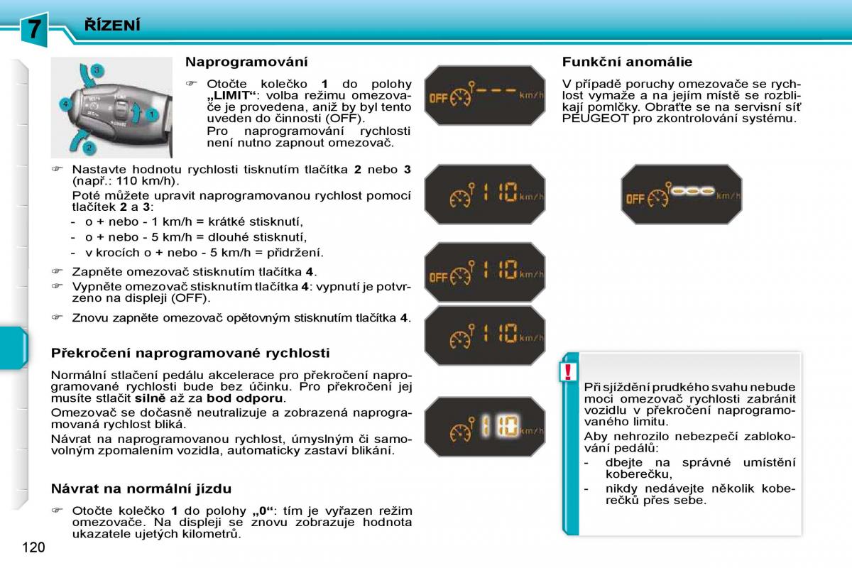 Peugeot 207 navod k obsludze / page 116