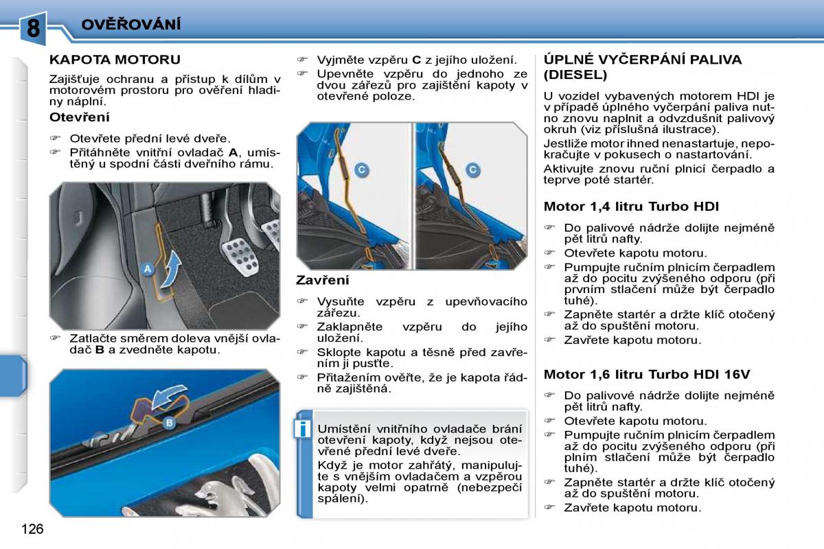 Peugeot 207 navod k obsludze / page 121