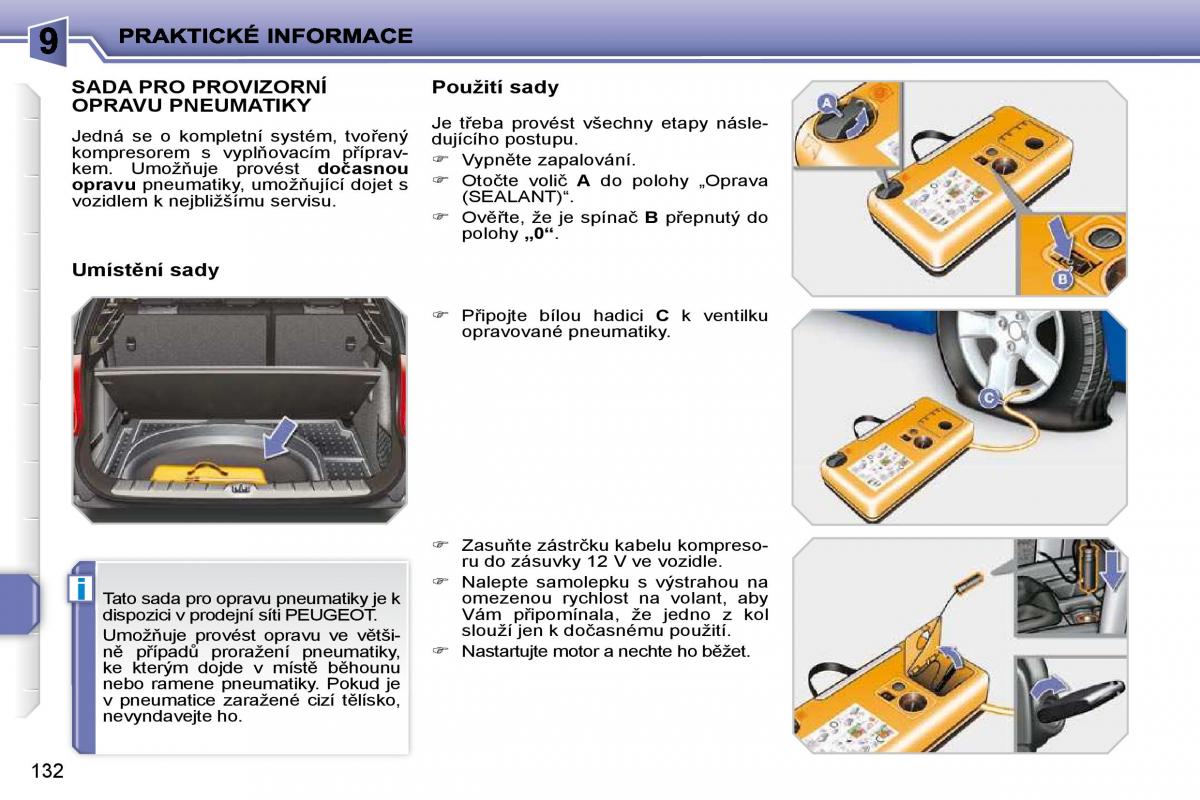 Peugeot 207 navod k obsludze / page 128