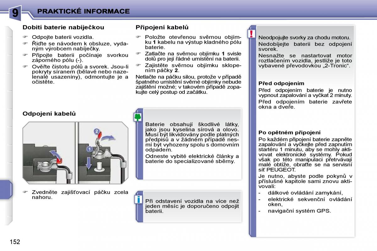 Peugeot 207 navod k obsludze / page 148