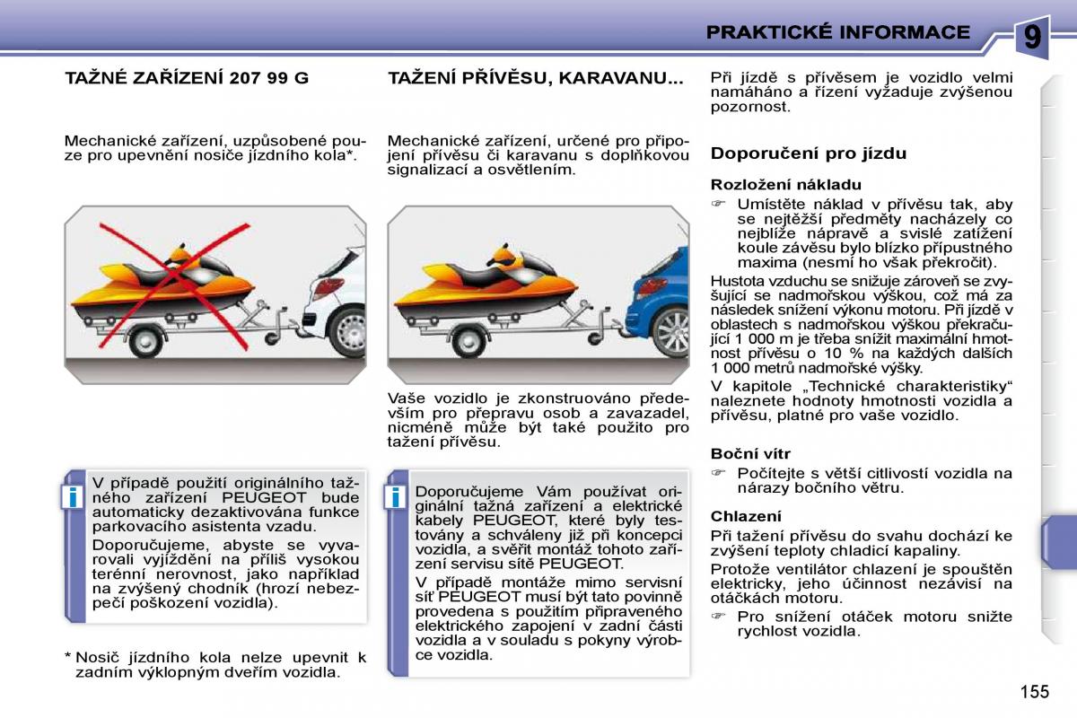 Peugeot 207 navod k obsludze / page 151