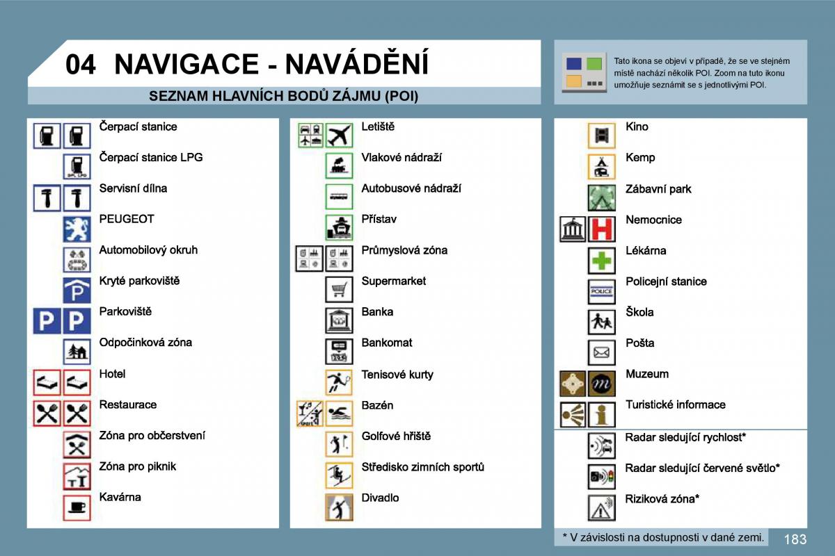 Peugeot 207 navod k obsludze / page 179