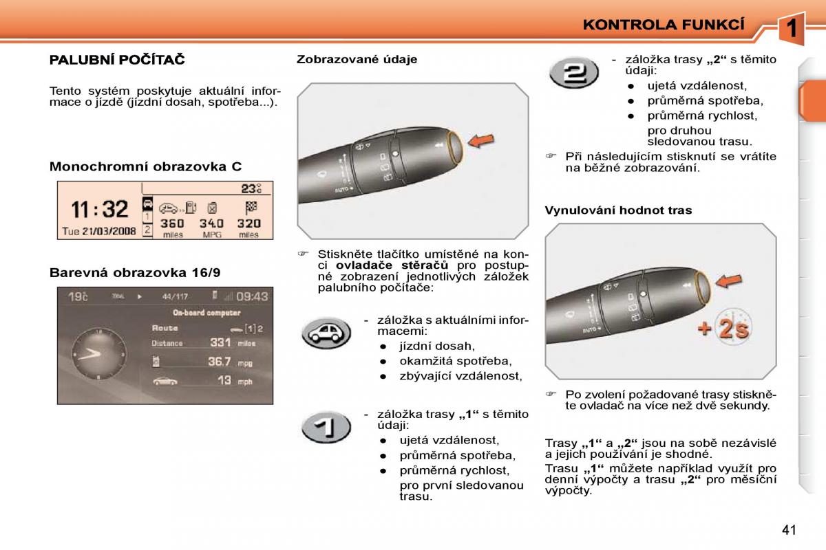 Peugeot 207 navod k obsludze / page 25