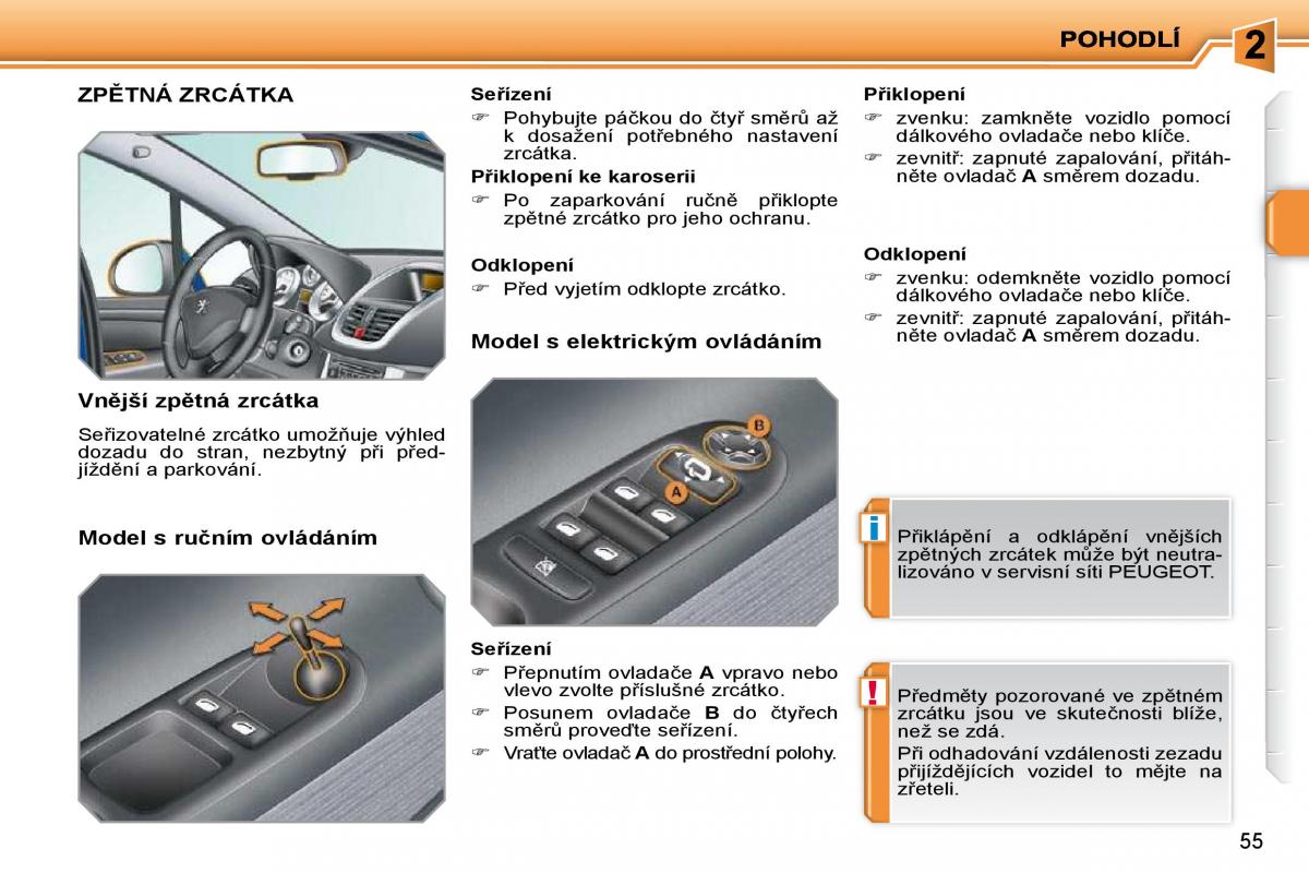 Peugeot 207 navod k obsludze / page 44