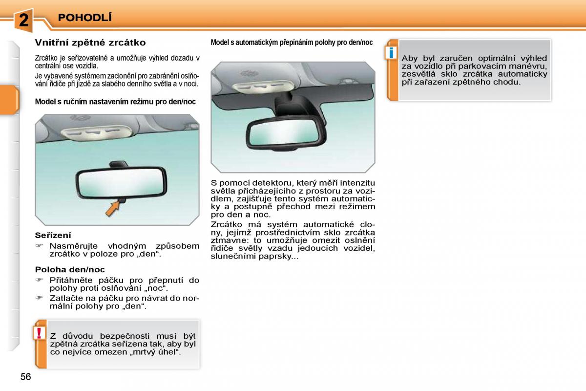 Peugeot 207 navod k obsludze / page 45