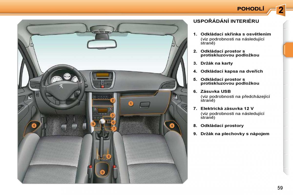 Peugeot 207 navod k obsludze / page 48