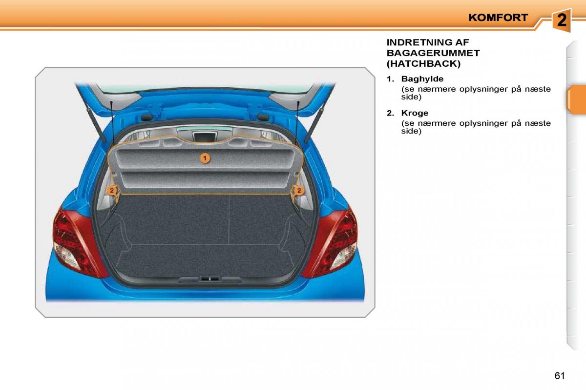 Peugeot 207 Bilens instruktionsbog / page 50