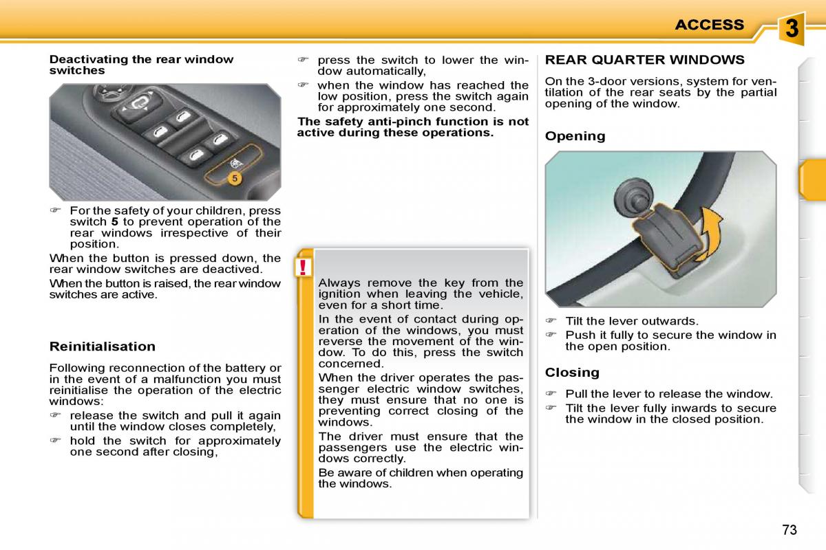 Peugeot 207 owners manual / page 64