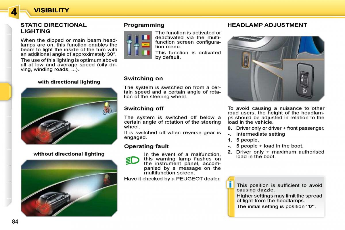 Peugeot 207 owners manual / page 79