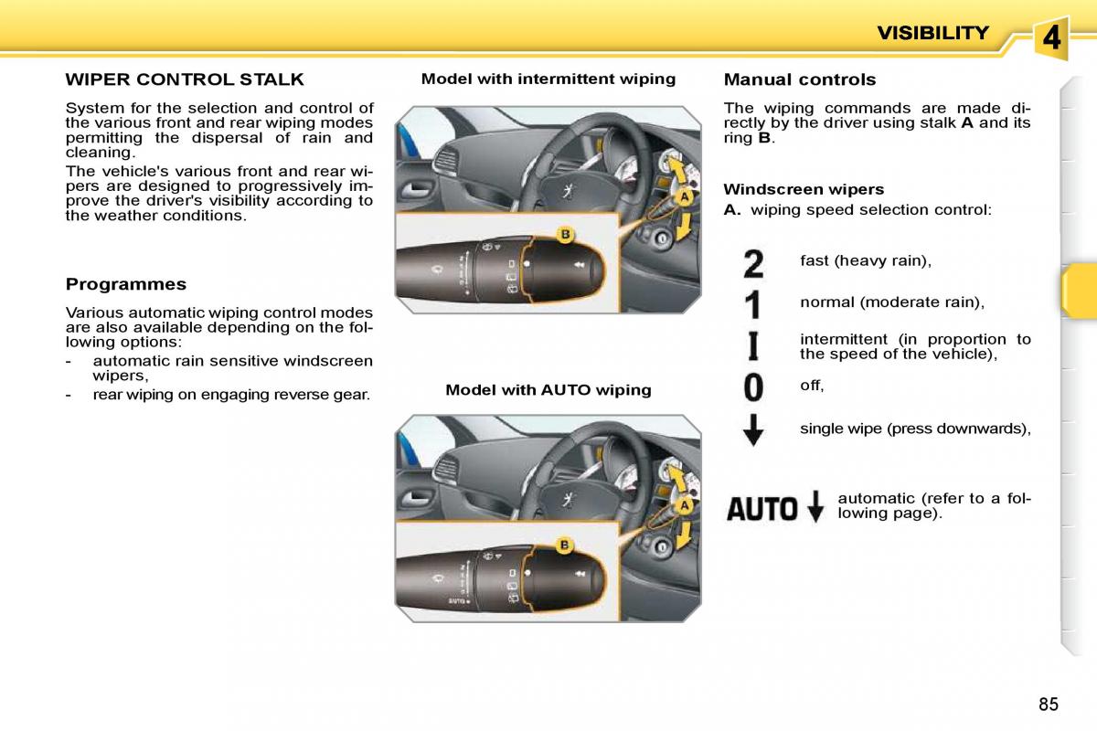 Peugeot 207 owners manual / page 80