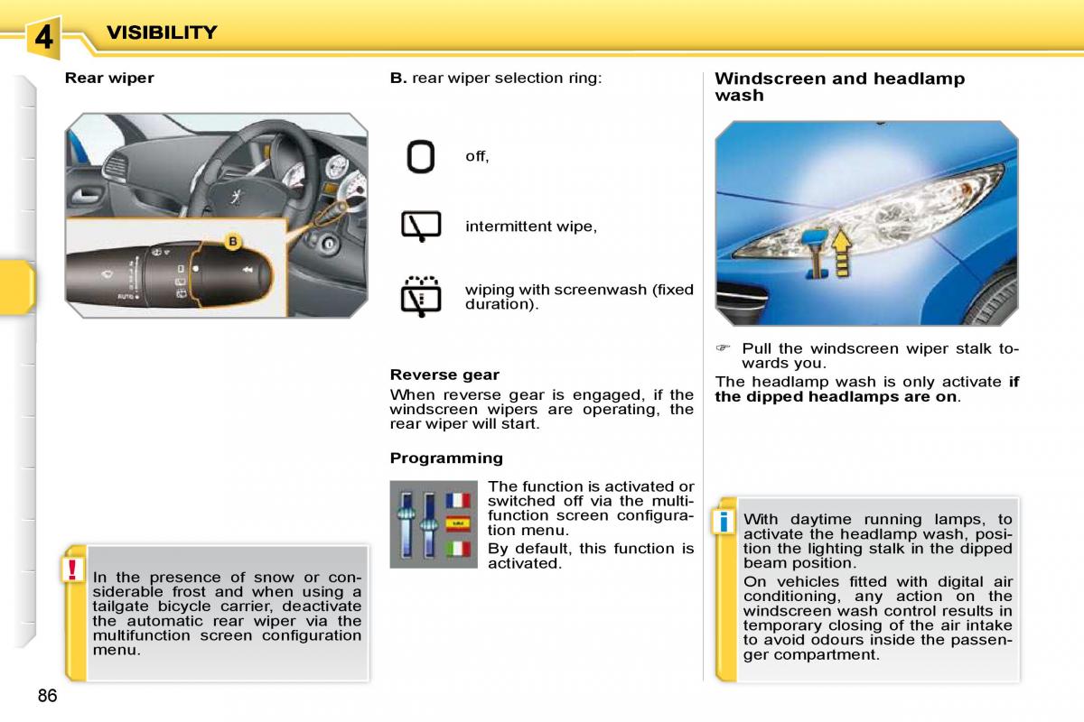 Peugeot 207 owners manual / page 81