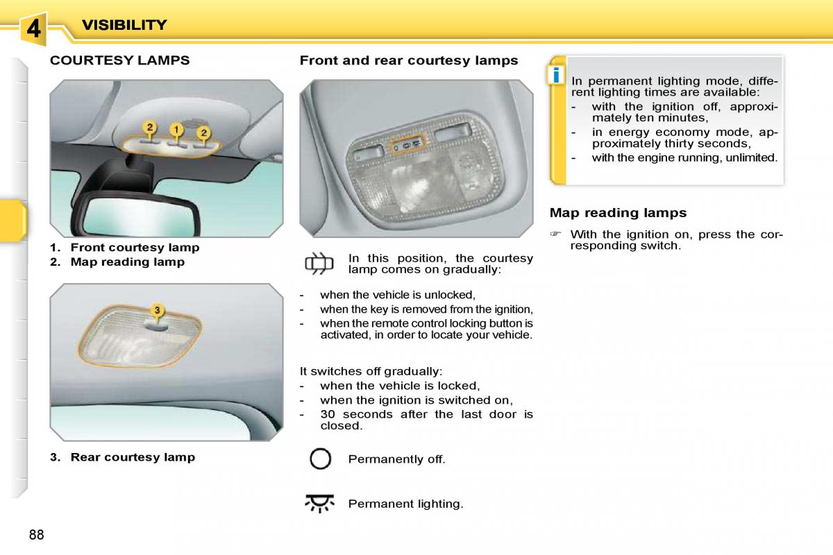 Peugeot 207 owners manual / page 83