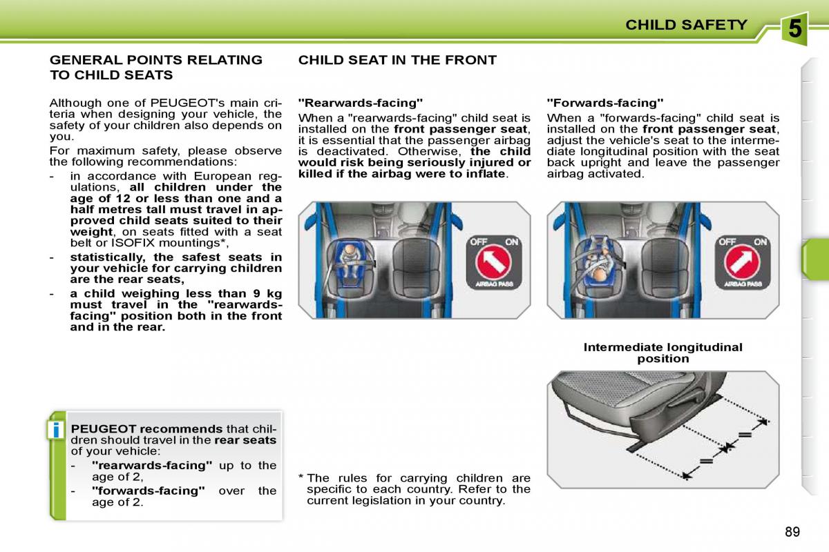 Peugeot 207 owners manual / page 84