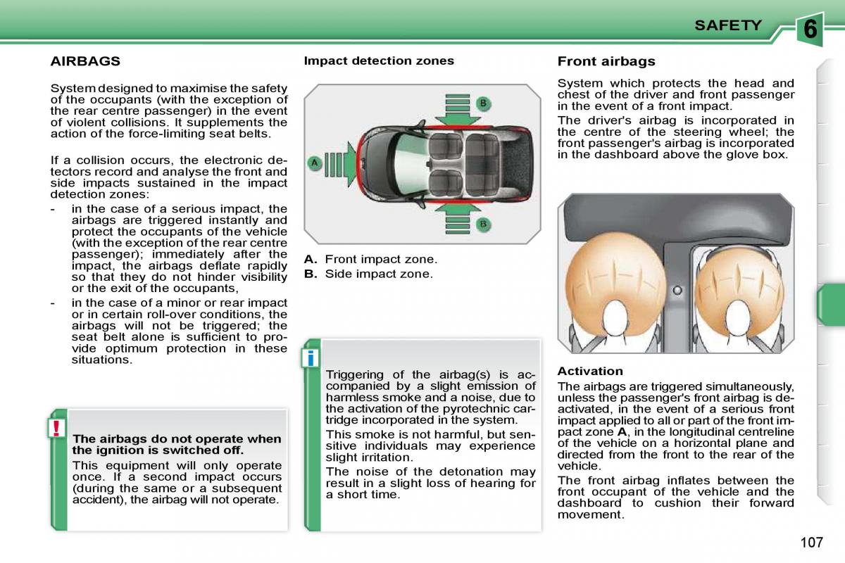 Peugeot 207 owners manual / page 103