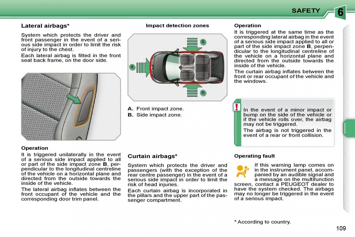 Peugeot 207 owners manual / page 105