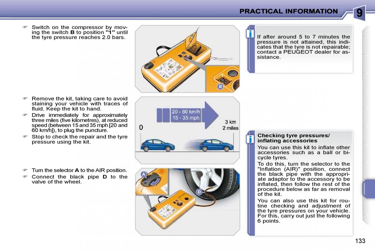 Peugeot 207 owners manual / page 129