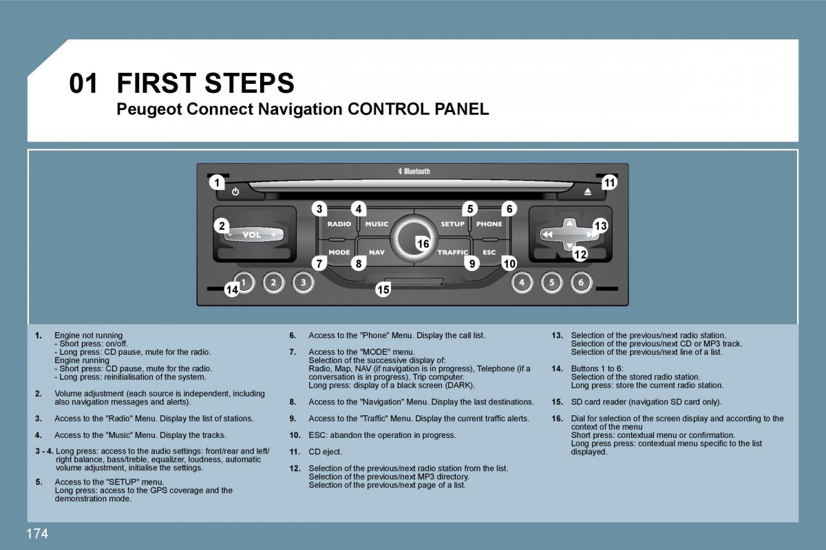 Peugeot 207 owners manual / page 170