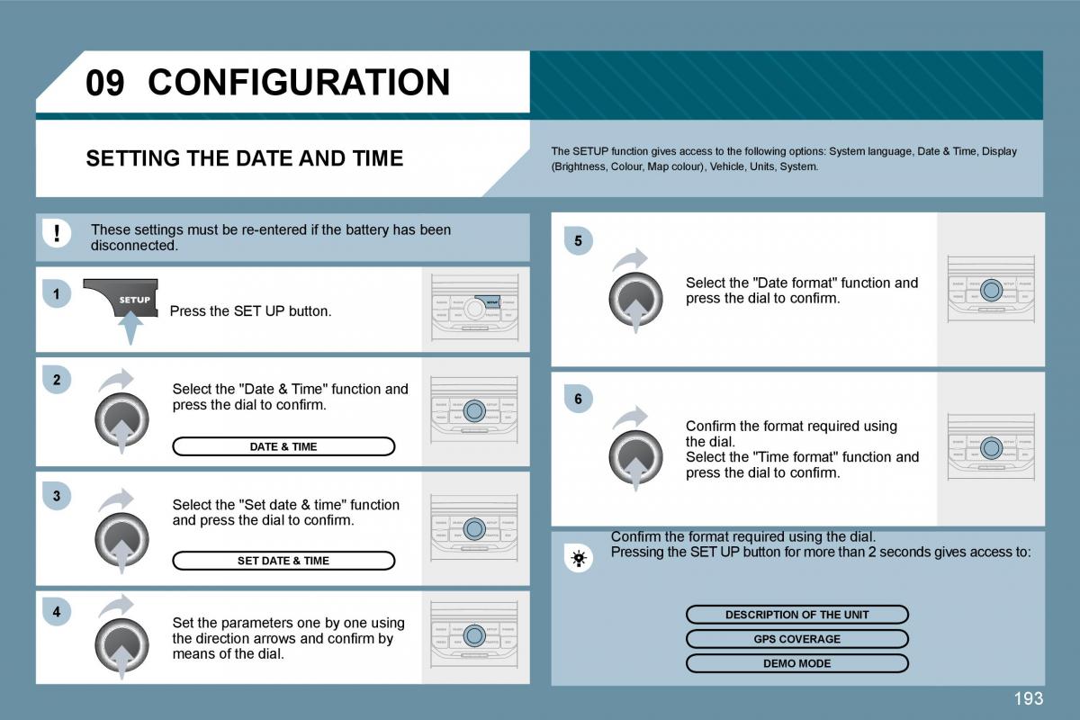 Peugeot 207 owners manual / page 189