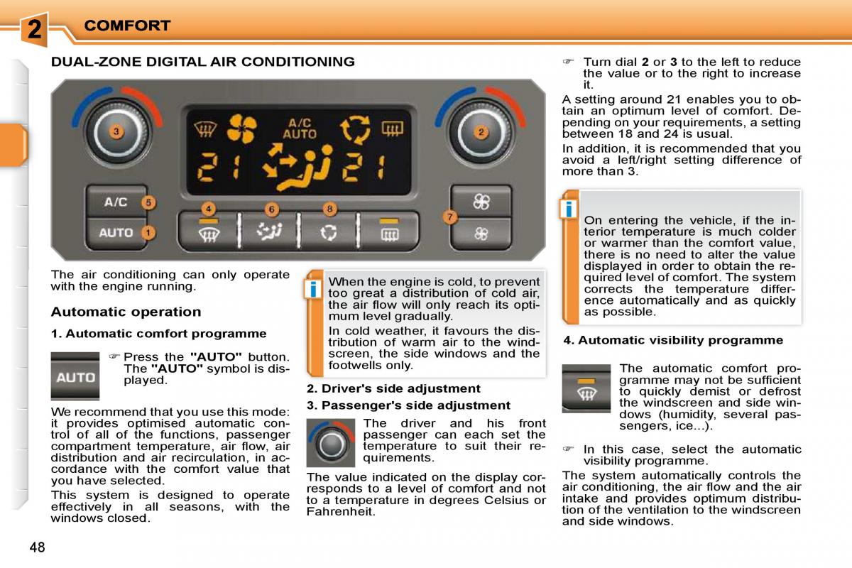 Peugeot 207 owners manual / page 35