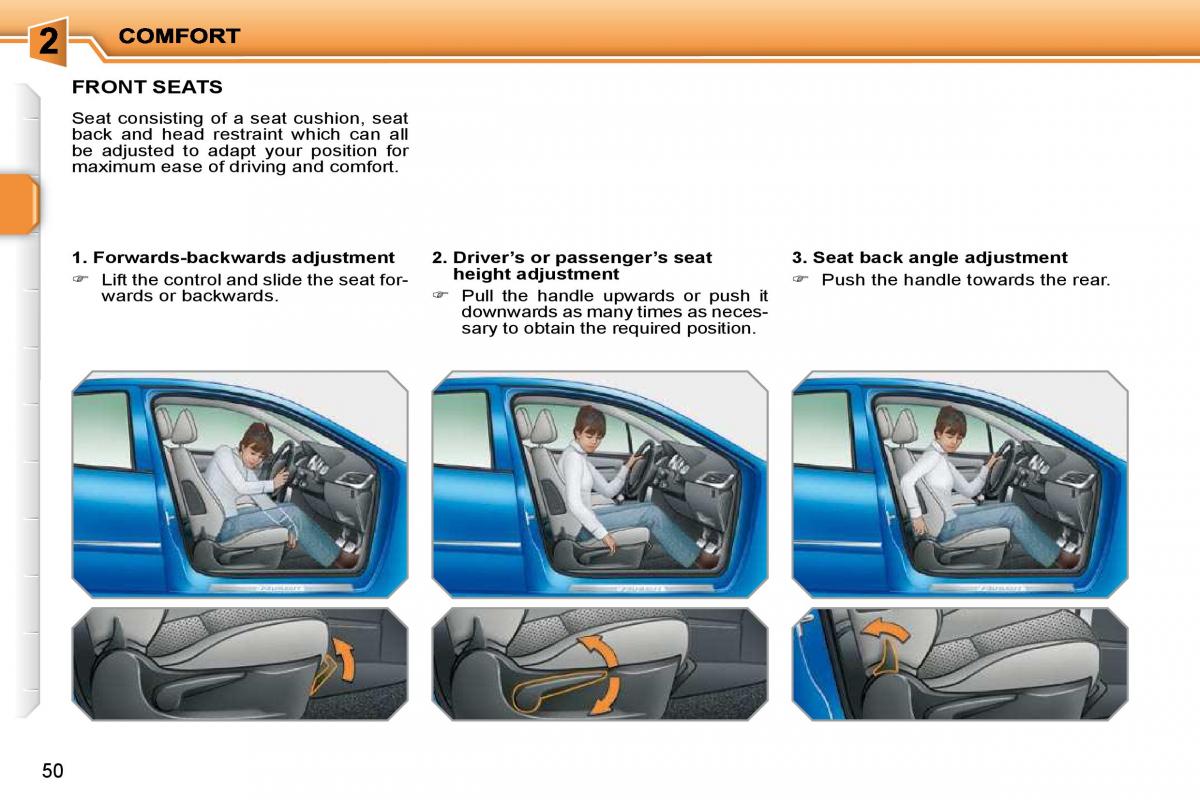 Peugeot 207 owners manual / page 37