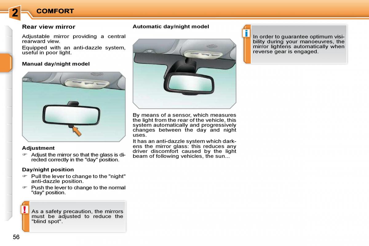 Peugeot 207 owners manual / page 45