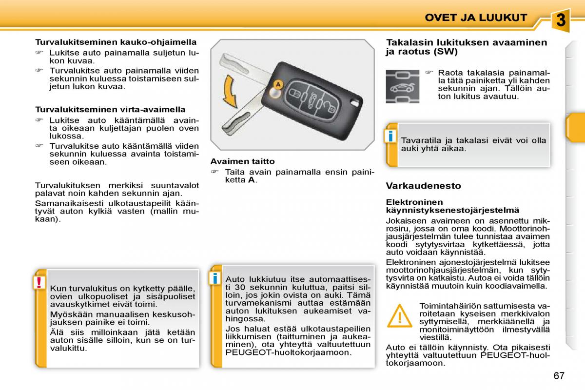 Peugeot 207 omistajan kasikirja / page 56