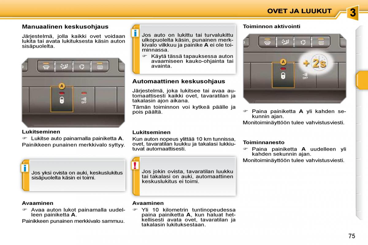 Peugeot 207 omistajan kasikirja / page 67