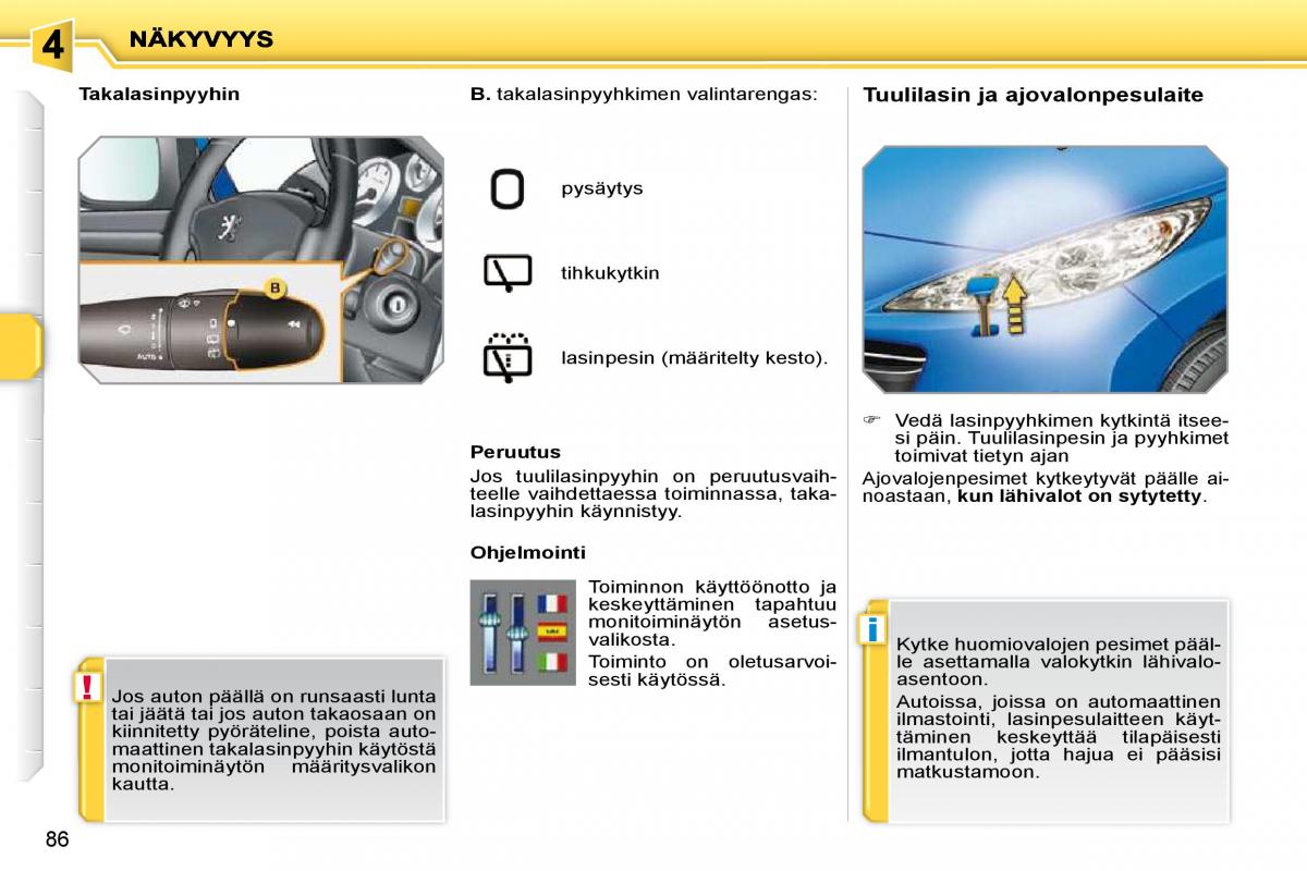 Peugeot 207 omistajan kasikirja / page 81