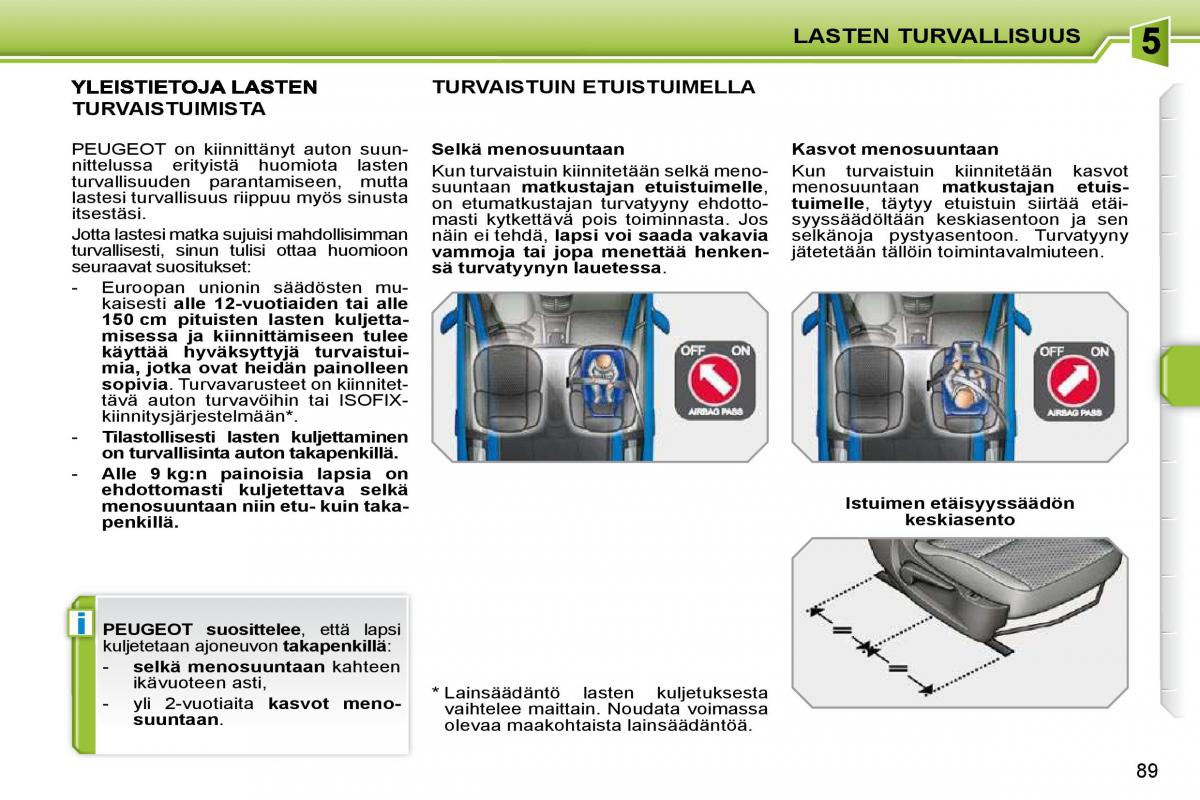 Peugeot 207 omistajan kasikirja / page 84