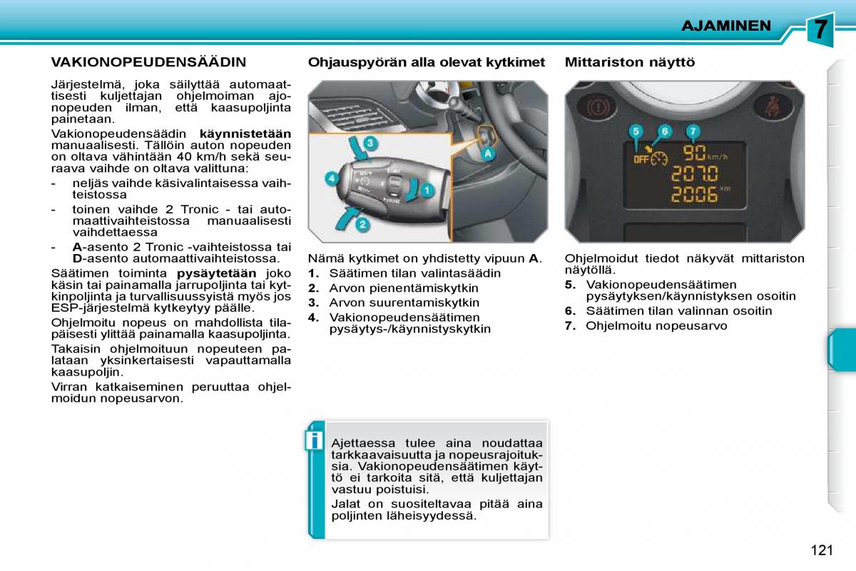 Peugeot 207 omistajan kasikirja / page 117