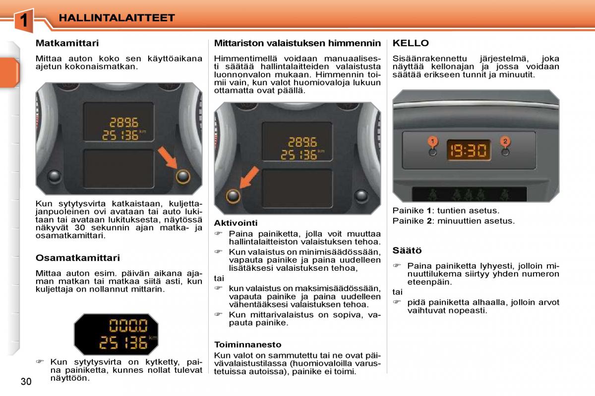 Peugeot 207 omistajan kasikirja / page 13